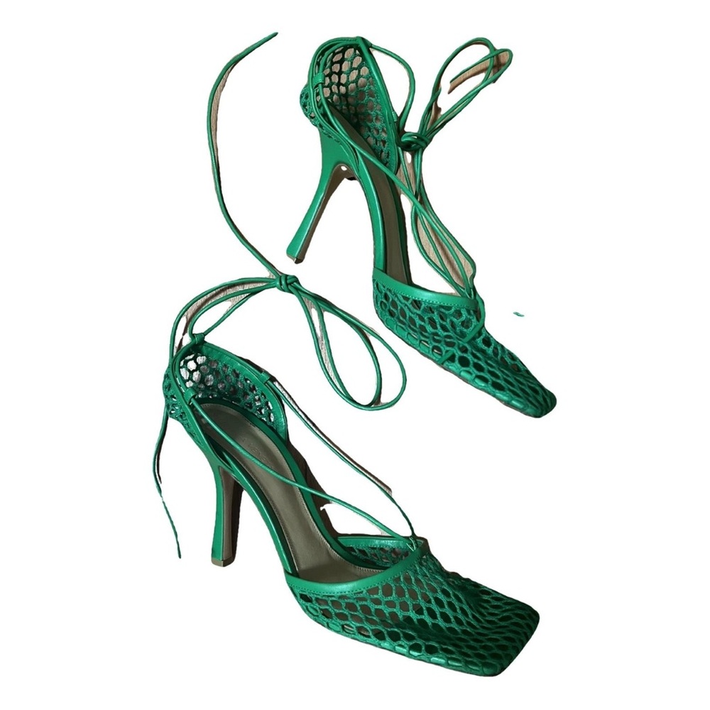 *SOLD* Bottega Veneta Stretch Lace-Up Sandal